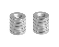 NEODYMOVÝ MAGNET 14x4 mm otvor 8/4 NA SKRUTKU 10 ks NEODYMOVÝ MAGNET 14x4 mm otvor 8/4 NA SKRUTKU 10 ks