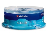 VERBATIM CD-R 700MB CD 52x torta 25 kusov