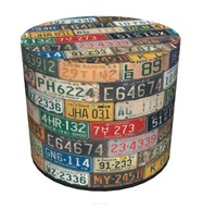 Pouffe s poznávacími značkami - Freeway Pouffe s poznávacími značkami - Freeway