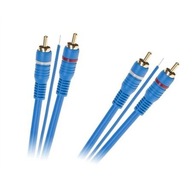 Kábel 2 RCA - 2 RCA + ovládací vodič 5m Kábel 2 RCA - 2 RCA + ovládací vodič 5m