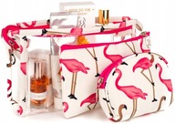 Súprava organizéra Flamingo Transparentná kozmetická taška