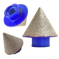 DIAMANTOVÁ KUŽELOVÁ FRÉZA 2-38MM M14 NA hrnčiarske keramické glazované OBKLADY KUŽEĽOVÉ DIAMANTOVÁ KUŽELOVÁ FRÉZA 2-38MM M14 NA hrnčiarske keramické glazované OBKLADY KUŽEĽOVÉ