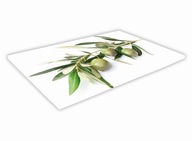 SKLENENÁ KUCHYŇSKÁ DOSKA 30x20 58a Olivová ratolesť SKLENENÁ KUCHYŇSKÁ DOSKA 30x20 58a Olivová ratolesť