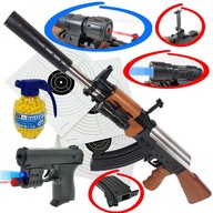 AK-47 KALASZNIKOW GUĽOVÁ PUŠKA + ZBRAŇ + GRANATE