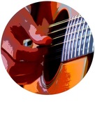 WAFLOVÝ PAPIER HUDOBNÁ AKUSTICKÁ GITARA VINYL 22-29 WAFLOVÝ PAPIER HUDOBNÁ AKUSTICKÁ GITARA VINYL 22-29