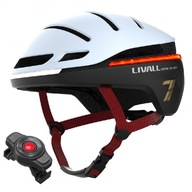 Chytrá cyklistická prilba Livall EVO21 LED/SOS L Biela