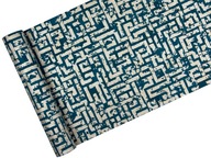 Geometrické tapety LABYRINT tyrkysové pozadie Geometrické tapety LABYRINT tyrkysové pozadie