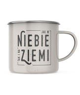 Smaltovaný hrnček - Ako v nebi, tak aj na zemi Smaltovaný hrnček - Ako v nebi, tak aj na zemi