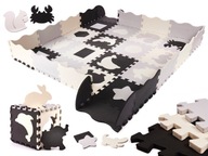 Penová puzzle podložka, podložka, ohrádka pre deti, rôzne tvary, mäkká