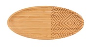 Bambusový bambusový tanier 27,2 x 12,2 cm