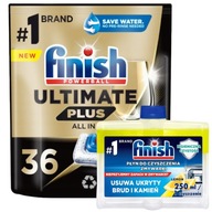 Finish Ultimate Plus 36 čerstvých kapsúl + čistič