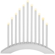 ADVENTNÝ STOJAN NA SVIEČKY DEKORÁCIA NA SVIEČKY 11LED VIANOCE ADVENTNÝ STOJAN NA SVIEČKY DEKORÁCIA NA SVIEČKY 11LED VIANOCE