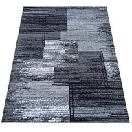 Lacný obývačkový koberec 80x150 Soho 13-sivý