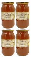 4x Lipový med 1150g Miody Karpackie 4x Lipový med 1150g Miody Karpackie