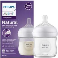 AVENT Antikoliková fľaša 125ml Natural Respon 0m+