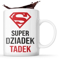 DARČEK HRNÍČKA STARÝCH RODIČOV SUPER DEDKO + MENO