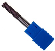 VHM tvrdokovová fréza so 4 čepeľami, priemer 5 mm, stopka 6, 55HRC VHM tvrdokovová fréza so 4 čepeľami, priemer 5 mm, stopka 6, 55HRC