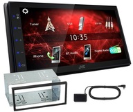 AUTORÁDIO JVC DAB+ BLUETOOTH USB + DAB ANTÉNA + POLOVIČNÉ VRECKO + RÁM. AUTORÁDIO JVC DAB+ BLUETOOTH USB + DAB ANTÉNA + POLOVIČNÉ VRECKO + RÁM.