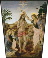 Obrazovka Krstu Krista od Leonarda da Vinciho Obrazovka Krstu Krista od Leonarda da Vinciho