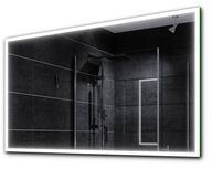 LED osvetlené kúpeľňové zrkadlo 60x80 Boston