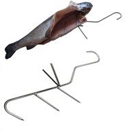 Háčik s háčikom Háčiky na údenie rýb TRIPLE ZUT TOGO