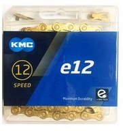Reťaz na bicykel KMC e12 Ti-N Gold 12 rýchlostný 130 E-BIKE Reťaz na bicykel KMC e12 Ti-N Gold 12 rýchlostný 130 E-BIKE