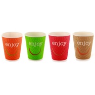 FAREBNÝ PAPÍROVÝ KALÍK 300ML 40 KS ENJOY FAREBNÝ PAPÍROVÝ KALÍK 300ML 40 KS ENJOY