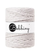 Bobbiny Macrame kábel 5mm100m 3vrstvový lunárny Bobbiny Macrame kábel 5mm100m 3vrstvový lunárny