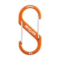 S-Biner Nite Ize Alu Carabiner #3 Orange S-Biner Nite Ize Alu Carabiner #3 Orange