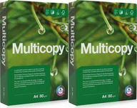 Multicopy A4 kopírovací papier 80g 500 listov biely x2 Multicopy A4 kopírovací papier 80g 500 listov biely x2