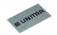 Logo UNITRA FONICA na kryte gramofónu