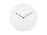 DARČEK Karlsson nástenné hodiny biele 35cm DARČEK Karlsson nástenné hodiny biele 35cm