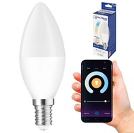 WiFi LED žiarovka E14 5W CCT Smart TUYA Stmievateľná WiFi LED žiarovka E14 5W CCT Smart TUYA Stmievateľná