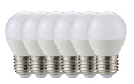 Sada 6x LED žiarovka E27 G45 8W guľa 705lm studená Sada 6x LED žiarovka E27 G45 8W guľa 705lm studená