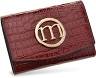DÁMSKA KOŽENÁ PEŇAŽENKA MONNARI CROCO Leather Small Patent LOGO Box DÁMSKA KOŽENÁ PEŇAŽENKA MONNARI CROCO Leather Small Patent LOGO Box