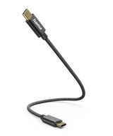 NABÍJACÍ/DÁTOVÝ KÁBEL USB-C - USB-C 0,2m HAMA