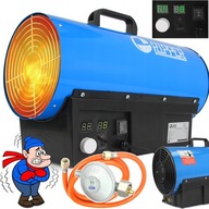 PLYNOVÝ OHRIEVAČ AUTOMATICKÝ VENTILÁTOR HADICE REDUKTOR VÝKON 20kW termostat PLYNOVÝ OHRIEVAČ AUTOMATICKÝ VENTILÁTOR HADICE REDUKTOR VÝKON 20kW termostat