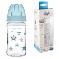 Canpol Babies Bottle stars 240 ml modrá