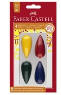 Sviečkové pastelky 4 farby FABER CASTELL