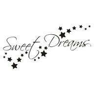 Nápis na stenu, nálepka - Sweet Dreams - 259 Nápis na stenu, nálepka - Sweet Dreams - 259