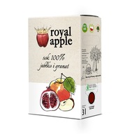 1x 3L šťava z granátového jablka ROYAL APPLE 100% NFC 1x 3L šťava z granátového jablka ROYAL APPLE 100% NFC