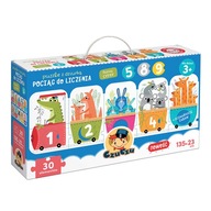 CzuCzu. Puzzle s dierkou - Počítací vláčik CzuCzu. Puzzle s dierkou - Počítací vláčik