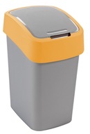 CURVER Flip-Bin odpadkový kôš strieborná/oranžová. 25 rokov CURVER Flip-Bin odpadkový kôš strieborná/oranžová. 25 rokov
