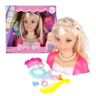 Styling Head Doll Hair Doplnky Náhrdelník Zrkadlo