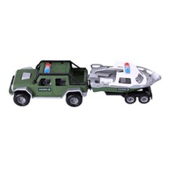 Policajné auto + loď Policajné auto + loď