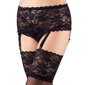Pančuchy a čipkovaný opasok - SoftLine 5512 5-XXL Pančuchy a čipkovaný opasok - SoftLine 5512 5-XXL