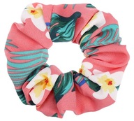 SCRUNCHIE TROPIC FLOWERS RUŽOVÁ VLASOVÁ RUB SCRUNCHIE TROPIC FLOWERS RUŽOVÁ VLASOVÁ RUB