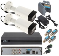 Systém Dahua Monitoring Set 2 vnútorné/vonkajšie kamery. 2MP HD-CVI IR 80m 2Mpx
