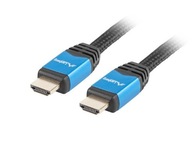 Prémiový kábel HDMI-HDMI M/M v2.0 1,8m čierny Lanberg