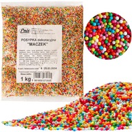 Cukrová posýpka, farebný mak, OVOCIE, 1 kg zmrzliny Cukrová posýpka, farebný mak, OVOCIE, 1 kg zmrzliny